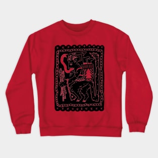 Merry Krampus Crewneck Sweatshirt